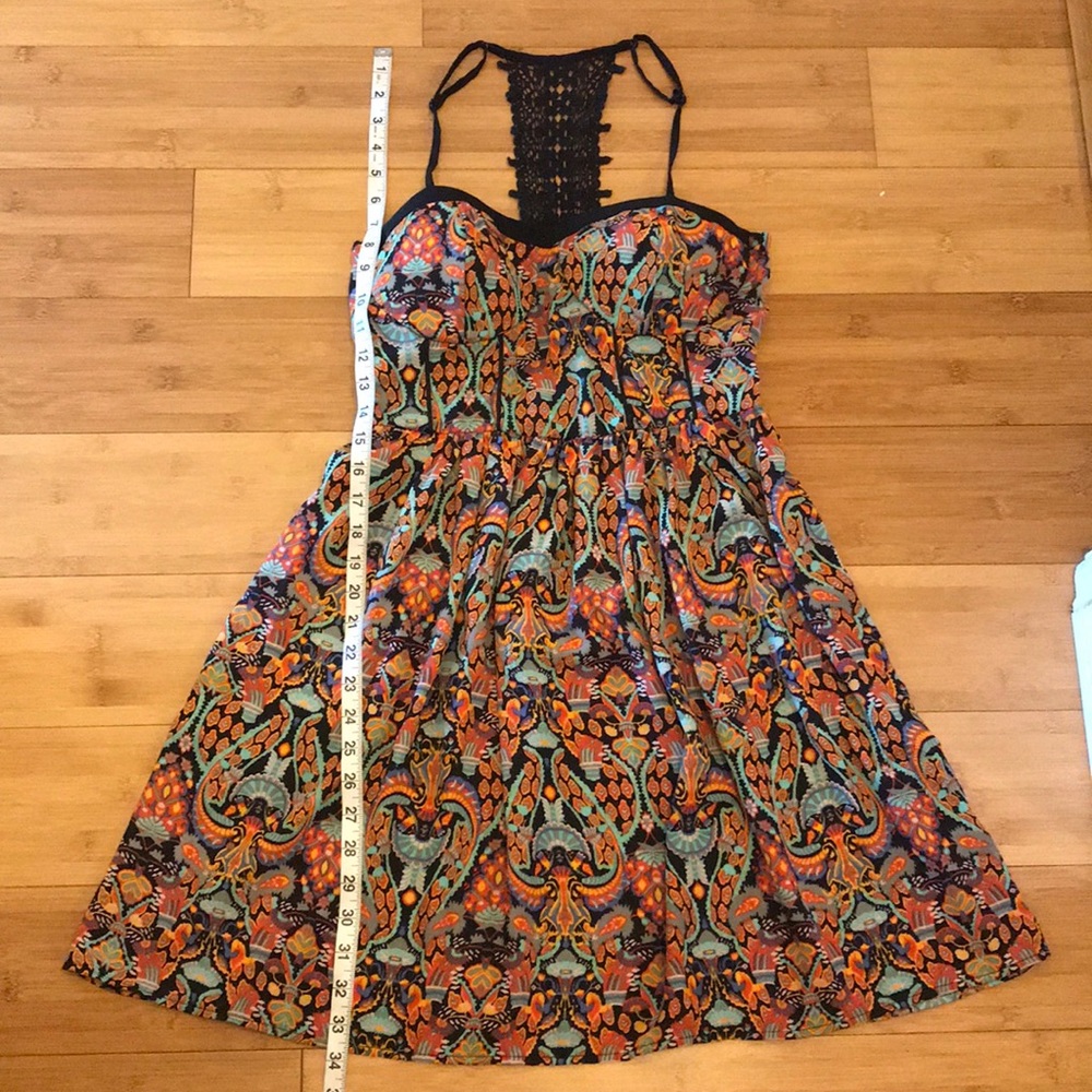 Print Racer Back Dress